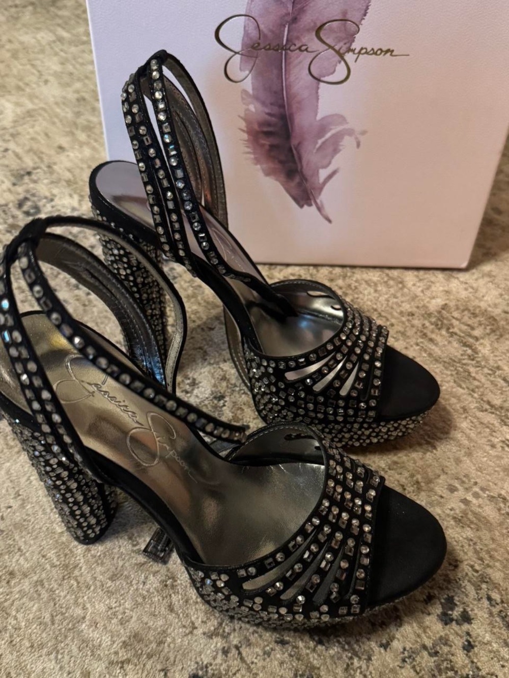 Jessica Simpson Iralin Ankle Strap Heel 
Size 6.5